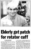 Elderly Get Patch for Rotator Cuff